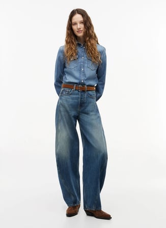 Tommy Jeans Mavi Kadın Denim Pantolon DW0DW230981BK