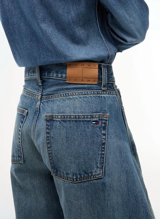 Tommy Jeans Mavi Kadın Denim Pantolon DW0DW230981BK