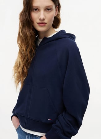 Tommy Jeans Lacivert Kadın Sweatshirt DW0DW22834C1G