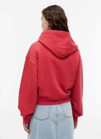 Tommy Jeans Kırmızı Kadın Nakışlı Sweatshirt DW0DW22822XK9