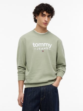 TJM GRAPHIC CREWNECK EXT Erkek Yeşil Sweatshirt - DM0DM23392