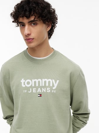 TJM GRAPHIC CREWNECK EXT Erkek Yeşil Sweatshirt - DM0DM23392