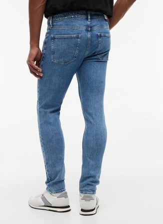 Tommy Jeans Mavi Erkek Slim Fit Denim Pantolon DM0DM236431AB AUSTIN SLIM TPRD BJ4