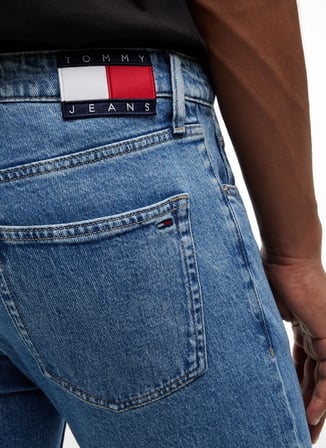 Tommy Jeans Mavi Erkek Slim Fit Denim Pantolon DM0DM236431AB AUSTIN SLIM TPRD BJ4
