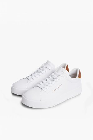 TH COURT LTH DETAIL ESS Erkek Beyaz Sneakers - FM0FM05367