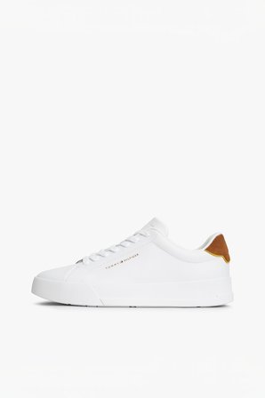 TH COURT LTH DETAIL ESS Erkek Beyaz Sneakers - FM0FM05367