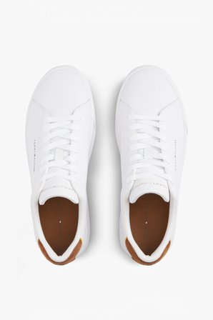 TH COURT LTH DETAIL ESS Erkek Beyaz Sneakers - FM0FM05367