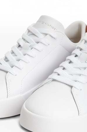 TH COURT LTH DETAIL ESS Erkek Beyaz Sneakers - FM0FM05367