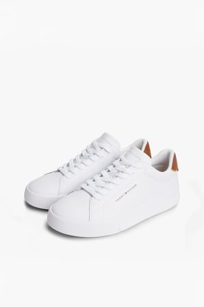 TH COURT LTH DETAIL ESS Erkek Beyaz Sneakers - FM0FM05367