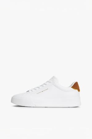 TH COURT LTH DETAIL ESS Erkek Beyaz Sneakers - FM0FM05367