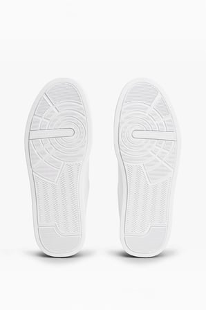 TH COURT LTH DETAIL ESS Erkek Beyaz Sneakers - FM0FM05367