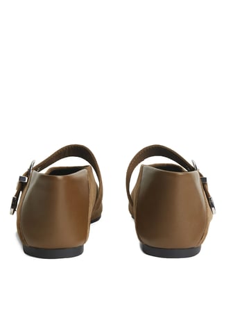 Tommy Hilfiger Taba Kadın Babet TJW BALLERINA SUEDE