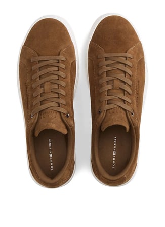Tommy Hilfiger Taba Erkek Sneaker TH COURT PREMIUM SUEDE