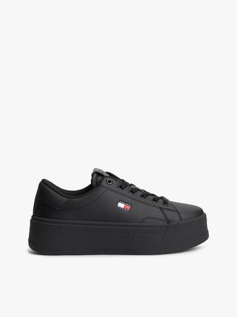 TOMMY HILFIGER Kadın / Kız Marka Logolu Günlük Kullanıma Uygun Siyah Sneaker EN0EN02961 BDS