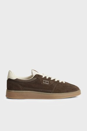 Tommy Jeans Süet Sneaker Ayakkabı Erkek AYAKKABI EM0EM01732 GV0 KAHVE