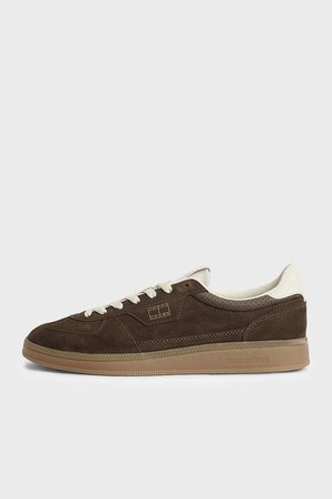 Tommy Jeans Süet Sneaker Ayakkabı Erkek AYAKKABI EM0EM01732 GV0 KAHVE