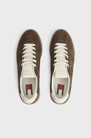 Tommy Jeans Süet Sneaker Ayakkabı Erkek AYAKKABI EM0EM01732 GV0 KAHVE