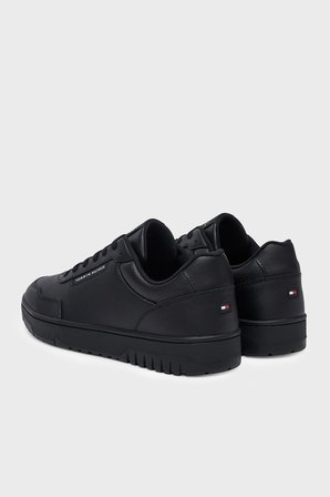 Tommy Hilfiger Deri Sneaker Ayakkabı Erkek AYAKKABI FM0FM05927 BDS SİYAH
