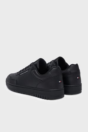 Tommy Hilfiger Deri Sneaker Ayakkabı Erkek AYAKKABI FM0FM05927 BDS SİYAH