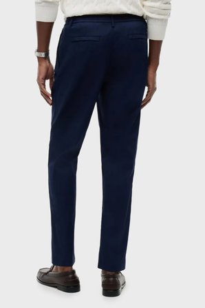 Tommy Hilfiger Pamuklu Tapered Fit Daralan Paça Pantolon Erkek PANTOLON MW0MW39702 DCC LACİVERT