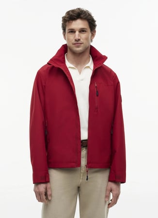 Tommy Hilfiger Kırmızı Erkek Ceket MW0MW44299XIT_CREW JACKET