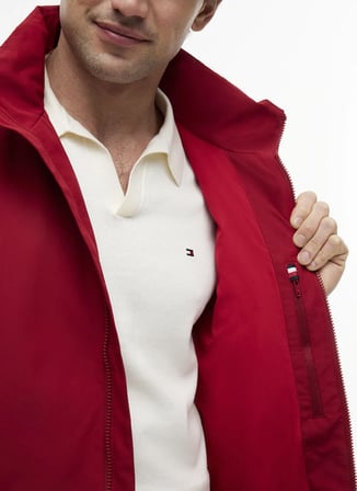 Tommy Hilfiger Kırmızı Erkek Ceket MW0MW44299XIT_CREW JACKET