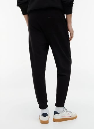 Tommy Jeans Siyah Erkek Regular Fit Logo Baskılı Sweatpant DM0DM23903BDS TJM REG SIGNATURE SW