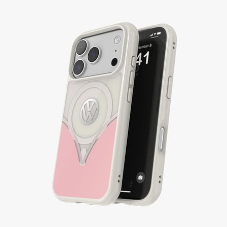 Volkswagen iPhone 17 Pro Uyumlu Kılıf - Pudra Pembe