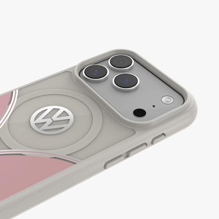 Volkswagen iPhone 17 Pro Max Uyumlu Kılıf - Pudra Pembe