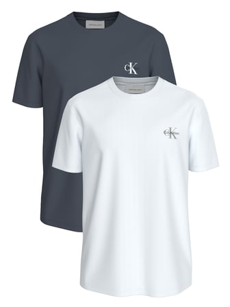 CALVIN KLEIN Erkek Marka Logolu Günlük Kullanıma Uygun Krem T-Shirt LV04RF279G 190
