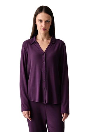 Calvin Klein Kadın Mor Pijama Takım LV00QS7659 