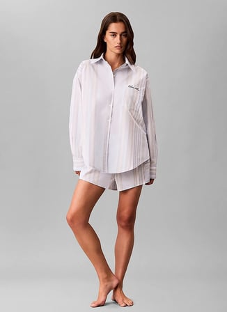 Calvin Klein Pijama Üst, XS, Mavi