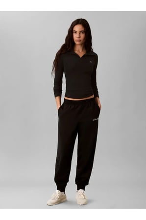 HEAVY JERSEY JOGGER-, UB1 Siyah Kadın Eşofman Altı