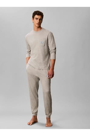MONOGRAM L/S JOGGER, P7A Gri Erkek Eşofman Takımı
