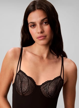 Calvin Klein Bodysuit, L, Siyah