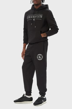 Calvin Klein Pamuklu Regular Fit Lastikli Paça Pantolon LV04RH240GUB1 Erkek PANTOLON LV04RH240G UB1 SİYAH