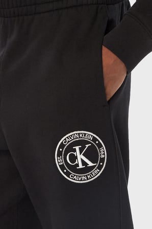 Calvin Klein Pamuklu Regular Fit Lastikli Paça Pantolon LV04RH240GUB1 Erkek PANTOLON LV04RH240G UB1 SİYAH