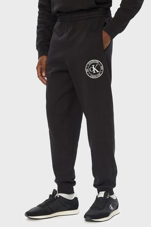 Calvin Klein Pamuklu Regular Fit Lastikli Paça Pantolon LV04RH240GUB1 Erkek PANTOLON LV04RH240G UB1 SİYAH