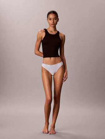 CALVIN KLEIN Kadın Marka Logolu Günlük Kullanıma Uygun Mavi Külot LV00QD5207 GG2