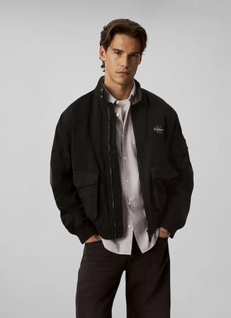 Calvin Klein Jeans Ceket, L, Siyah