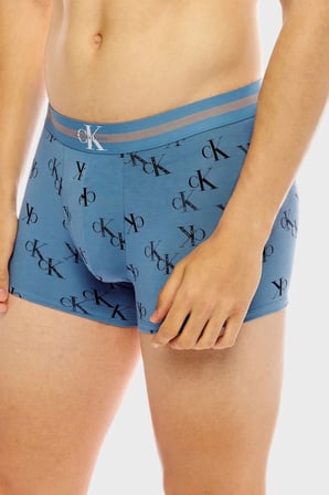 Calvin Klein Pamuklu 3 Pack Boxer Erkek BOXER LV00NB4636 NKM Gri-Lacivert-Mavi