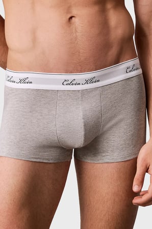 Calvin Klein Pamuklu Logolu 3 Pack Boxer LV00NB46074KJ Erkek BOXER LV00NB4607 4KJ SİYAH-GRİ-LACİVERT