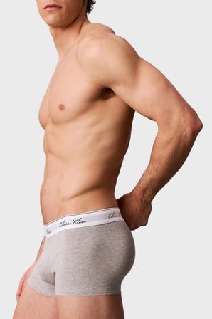Calvin Klein Pamuklu Logolu 3 Pack Boxer LV00NB46074KJ Erkek BOXER LV00NB4607 4KJ SİYAH-GRİ-LACİVERT
