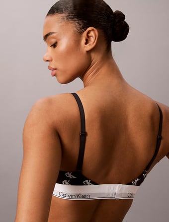 CALVIN KLEIN Kadın Marka Logolu Şık Tasarımlı Günlük Kullanıma Uygun SİYAH Sütyen LV00QF8498 JGJ