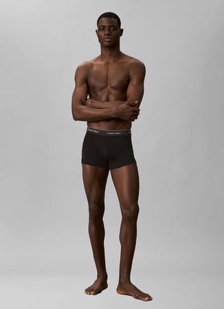 Calvin Klein Siyah Erkek Boxer 000NB4002A618_TRUNK 3 PK