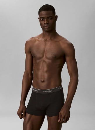 Calvin Klein Siyah Erkek Boxer 000NB4002A618_TRUNK 3 PK