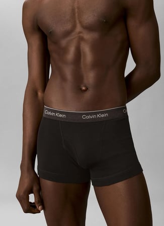 Calvin Klein Siyah Erkek Boxer 000NB4002A618_TRUNK 3 PK