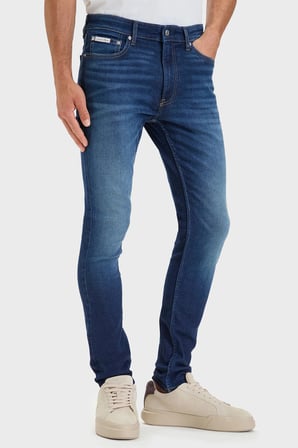 Calvin Klein Pamuklu Skinny Fit Dar Paça Jeans LV04RH754GEZS Erkek KOT PANTOLON LV04RH754G EZS LACİVERT
