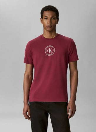 Calvin Klein Jeans T-Shirt, L, Kırmızı
