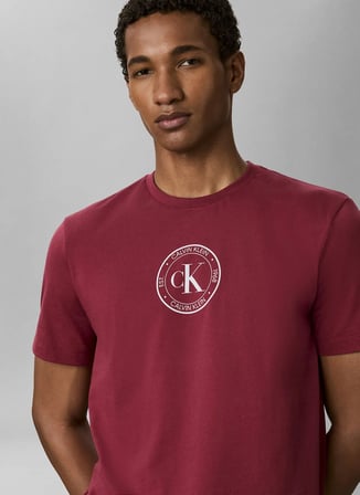 Calvin Klein Jeans T-Shirt, L, Kırmızı
